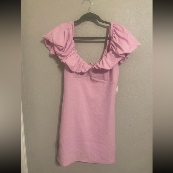 Free People beach pink roses dress size large nwt - Picture 1 of 6